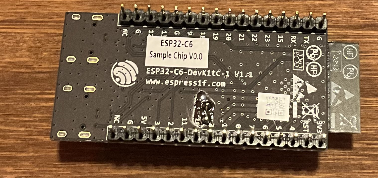 Alexie on X: Cool! espressif new WiFi 6 soc ESP32-C6 Devkit has arrived   / X